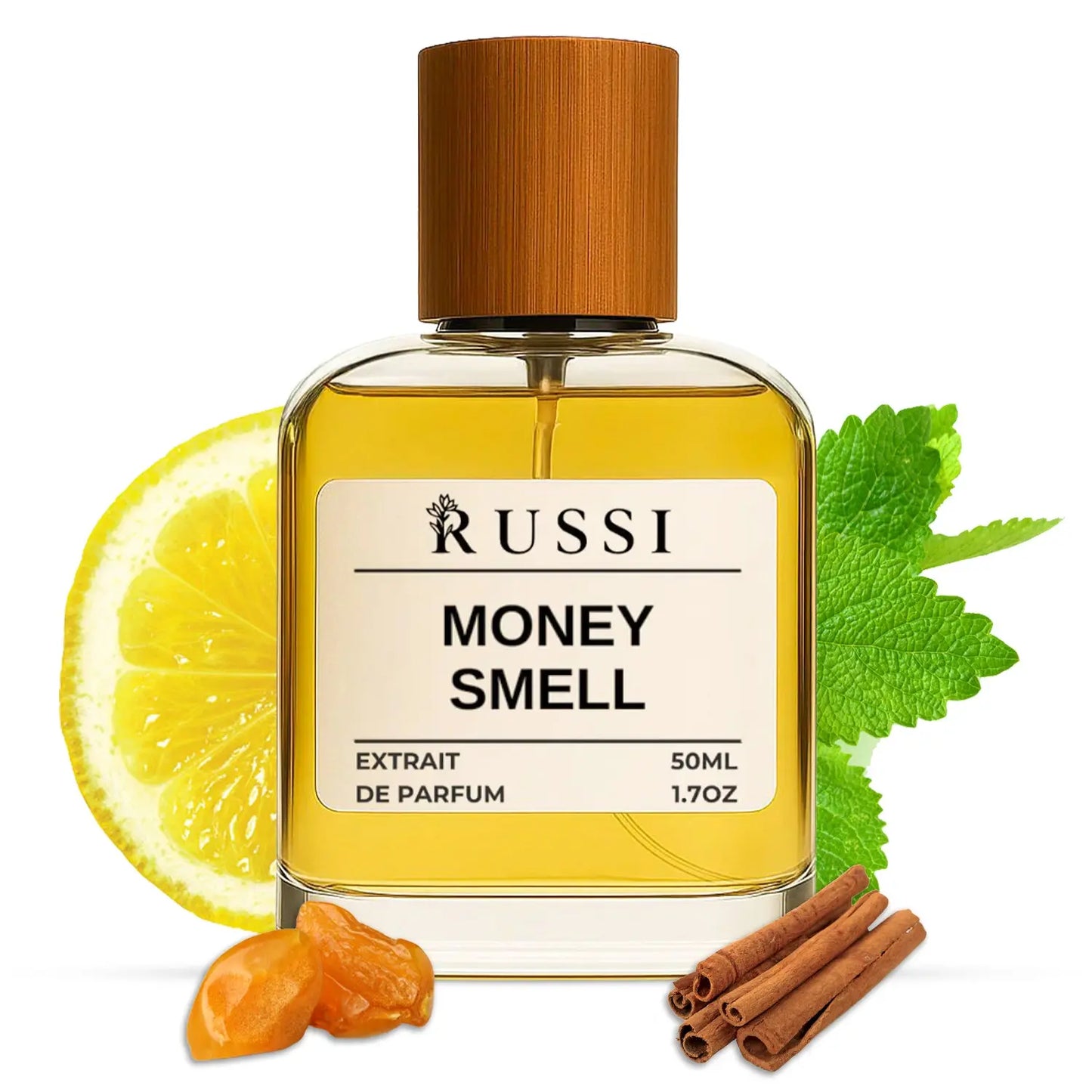 MONEY SMELL KRAUJINIS MANDARINAS · CINAMONAS · ODA