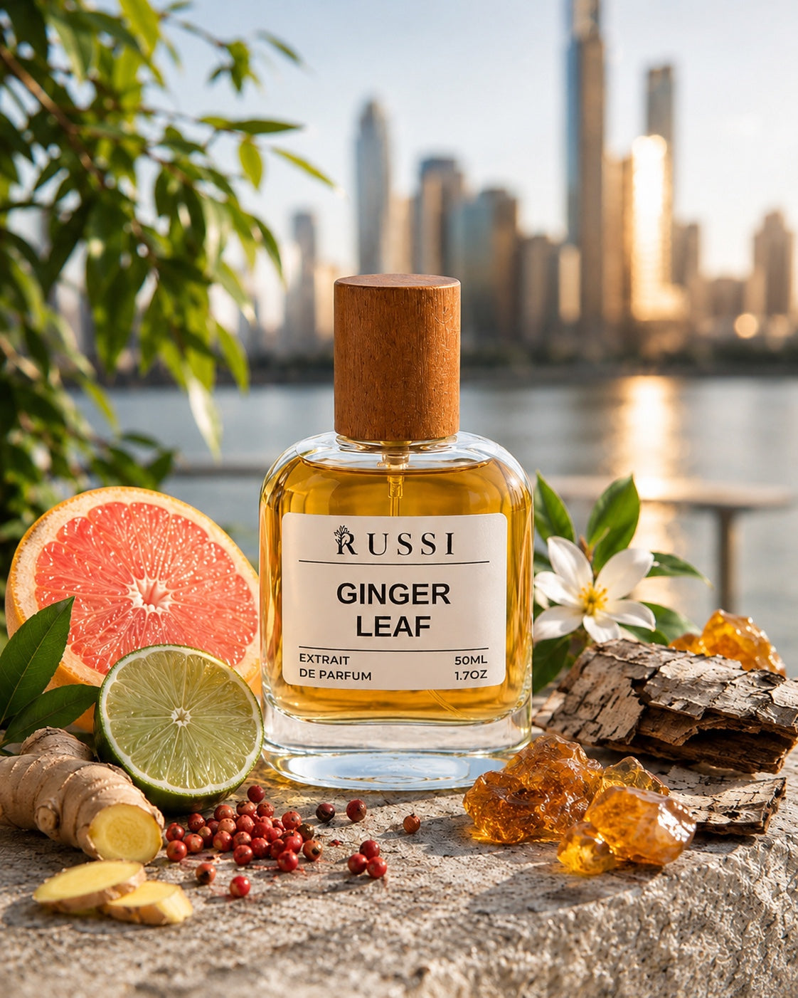 RUSSI Ginger Leaf 50ML lifestyle product photo