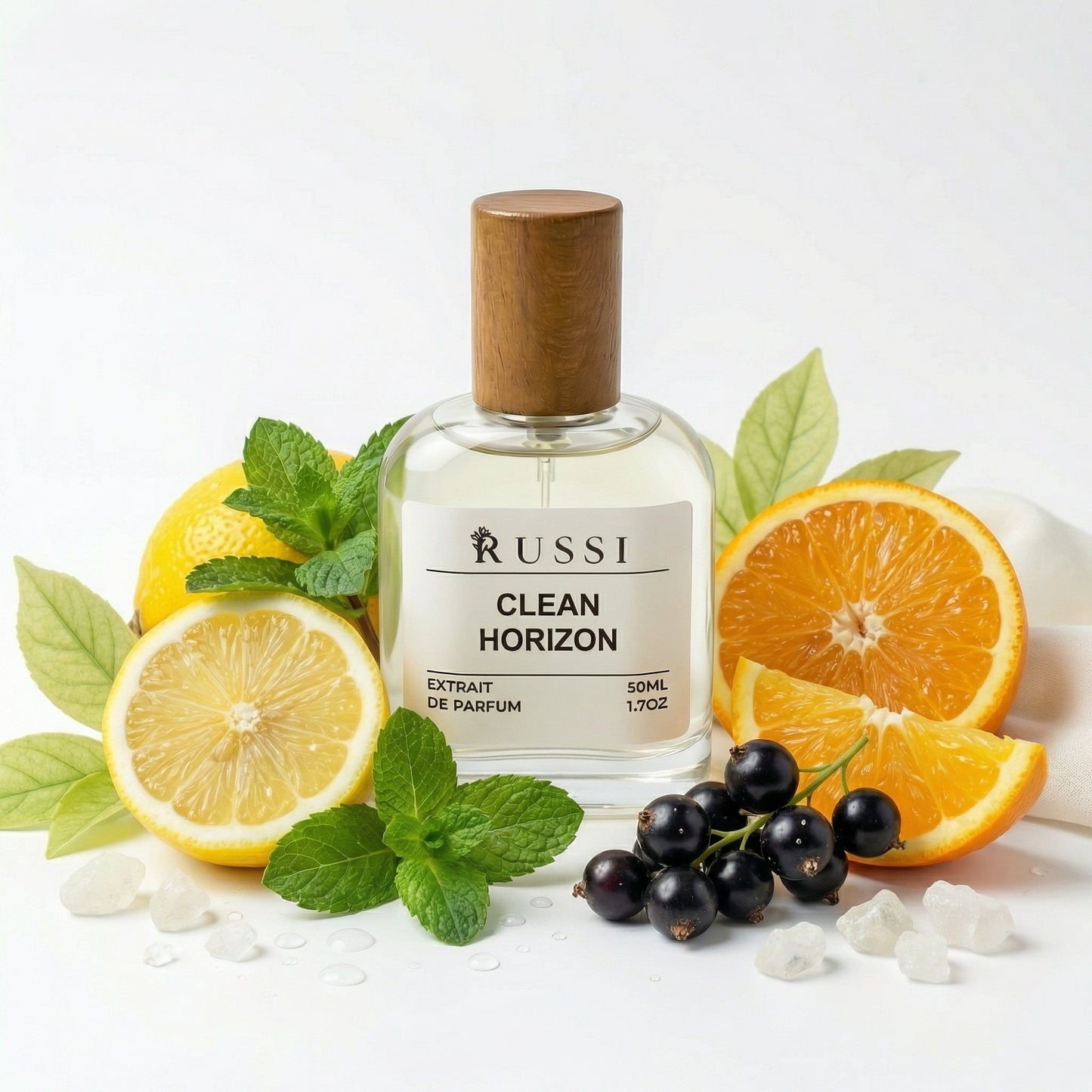 CLEAN HORIZON APELSINAS · BAZILIKAS · JUODIEJI SERBENTAI