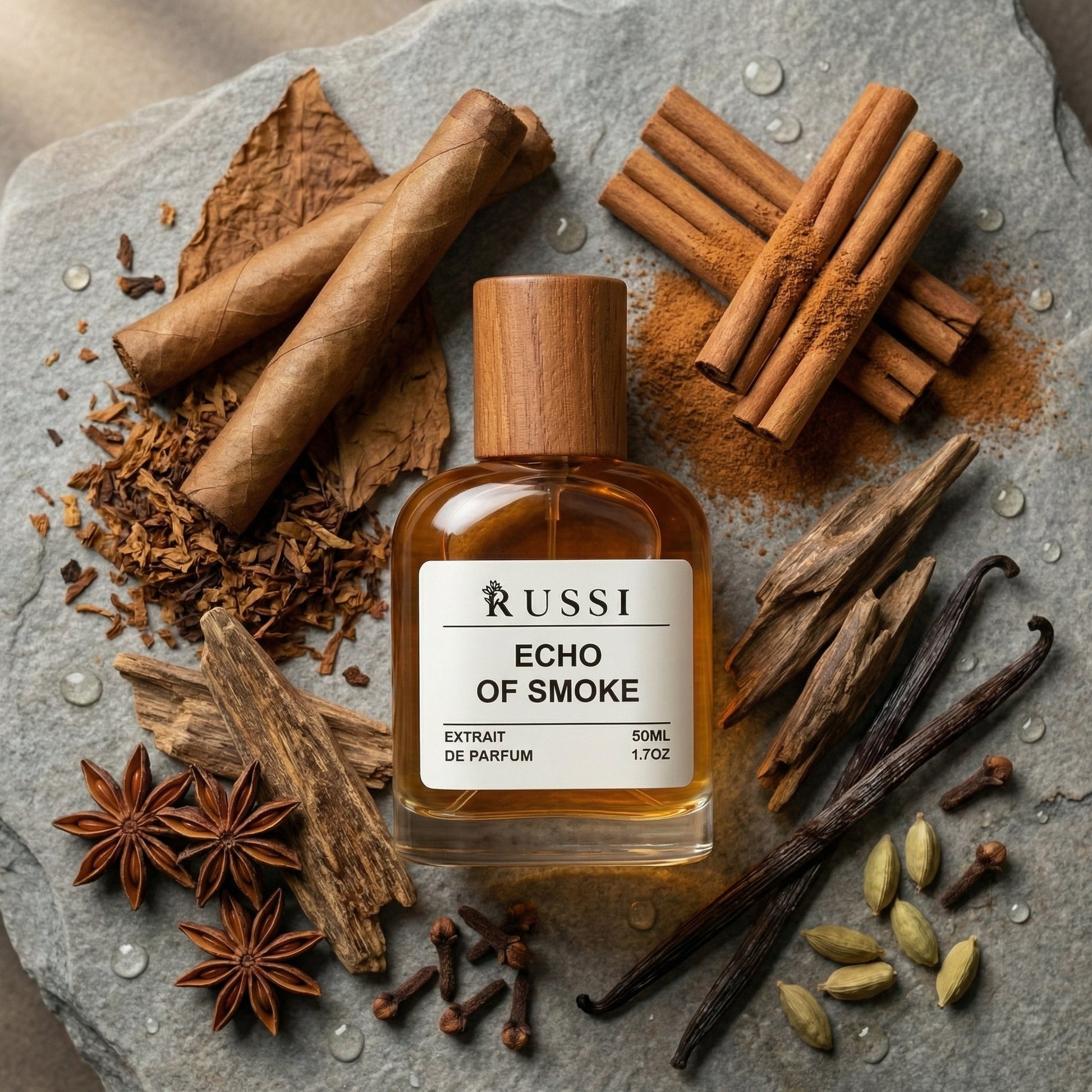 ECHO OF SMOKE TABAKAS · CINAMONAS · DERVOS