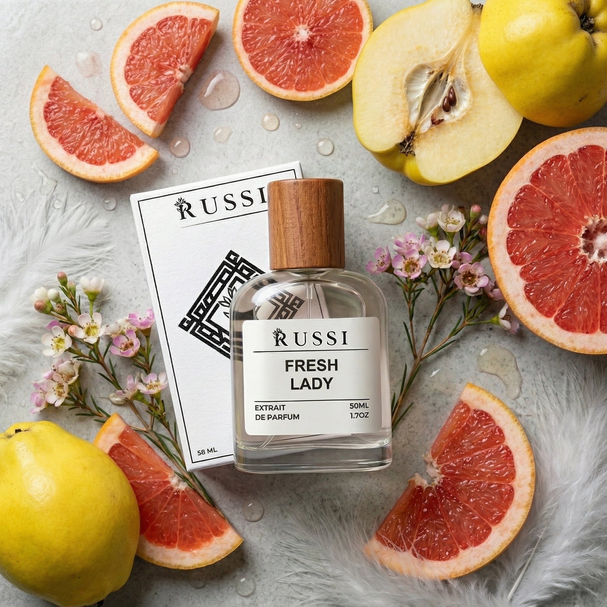 FRESH LADY GREIPFRUTAS · ROŽĖ · MUSKUSAS