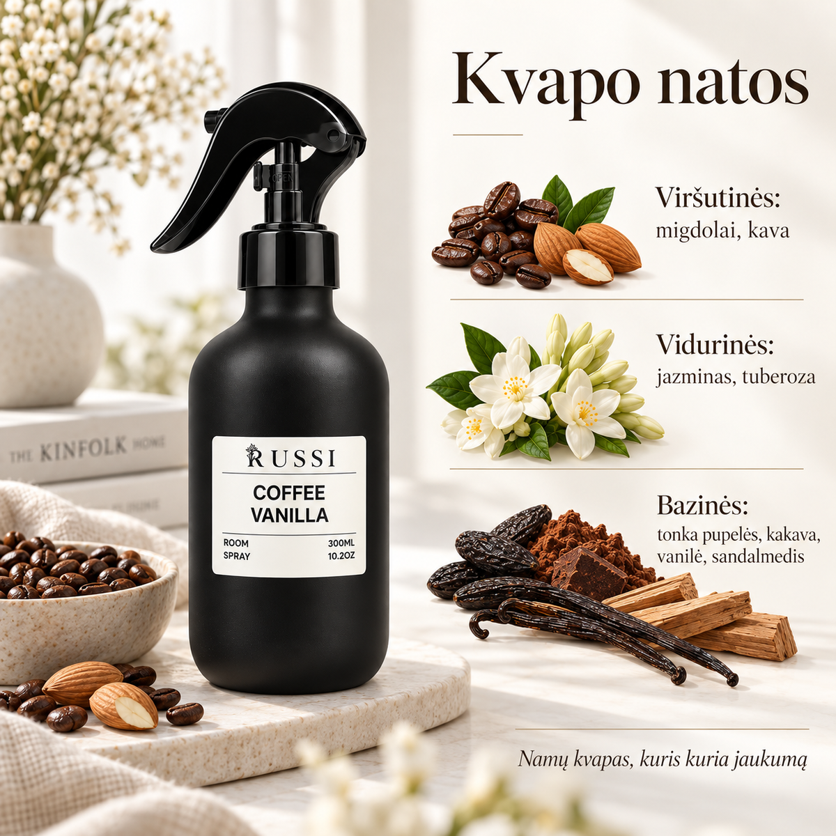 COFFEE VANILLA kvapo natos