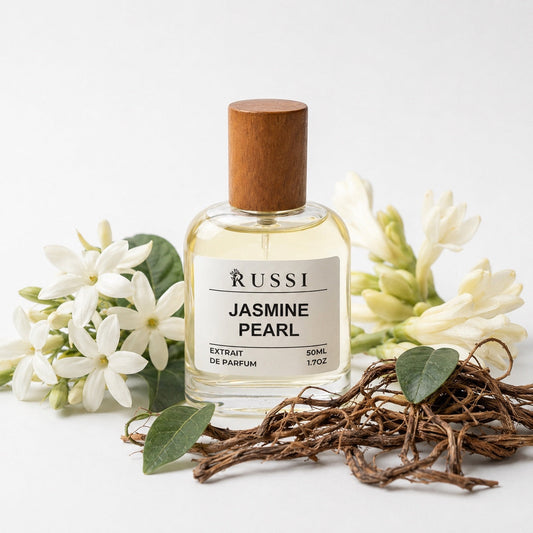 RUSSI JASMINE PEARL Extrait de Parfum 50 ml with jasmine, tuberose and rangoon creeper notes