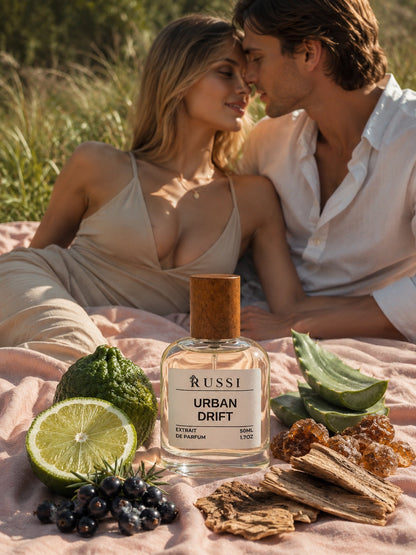 URBAN DRIFT perfume lifestyle image